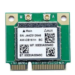 Dual Band Realtek RTL8821 AW-CB161H Wifi Wlan Karte Bluetooth 4.0 Combo Ha6125 - Bild 1 von 6