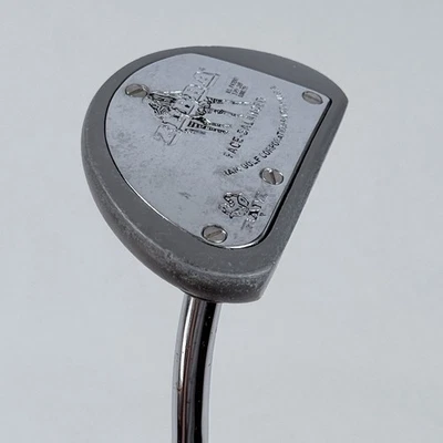 RAM Zebra Mallet Putter RH Face Balanced Offset Steel Shaft Gray Rossa Grip 35” - Image 1 of 4