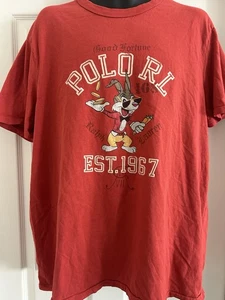 Polo Ralph Lauren Men's Lunar New Year Rabbit T- Shirt Size XXL - Picture 1 of 8