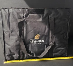 Panera Bread Embroidered Cambro GoBag 14" Large Black Insulated Delivery Bag New - Picture 1 of 6