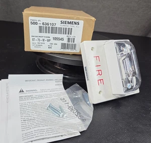 Siemens ST-75-W-WP Strobo da parete resistente alle intemperie - Bianco - SPEDIZIONE VELOCE!💨✅ - Foto 1 di 12