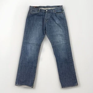 Citizens Of Humanity Sid Straight Leg Button Fly 604 Jeans Mens 40x34 Blue Denim - Picture 1 of 11