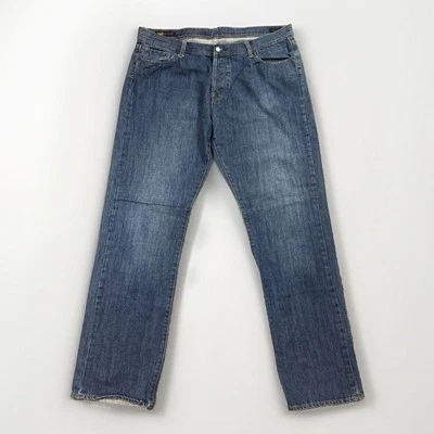 Citizens Of Humanity Sid Straight Leg Button Fly 604 Jeans Mens 40x34 Blue Denim - Image 1 of 4