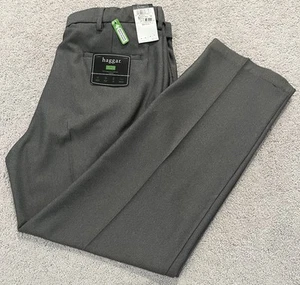 Haggar Performance Comfort Stretch Flat Front Dress Pants Straight Fit 36Wx32L - Picture 1 of 5