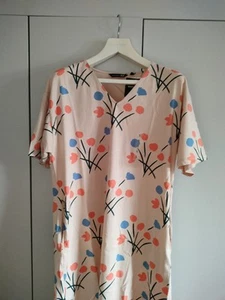 NEW Marimekko Uniqlo Women’s Floral Lagenlook T-Shirt Dress UK 10 12 14 EU 38 40 - Picture 1 of 17