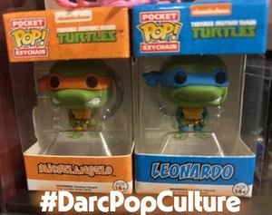 Pocket Pop! Michealangelo und Leonardo Schlüsselanhänger NEU in Originalkartons (2 Stück) - Bild 1 von 8