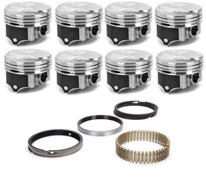 Pistones domo SILVOLITE 14cc y anillos Moly para MerCruiser/Chevy BB 454 7,4 L STD - Imagen 1 de 6