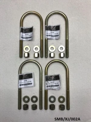 4 x Perno en U de resorte de hoja trasero para Jeep Cherokee XJ 1991-2001 SMB/XJ/002A DANA 8,25 Foto 1 de 4