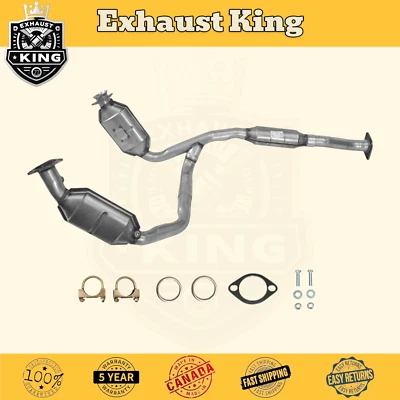 GMC Savana 3500 (2010-2020) 6.0L  Left, Right & Rear Catalytic Converters Set - Image 1 of 4