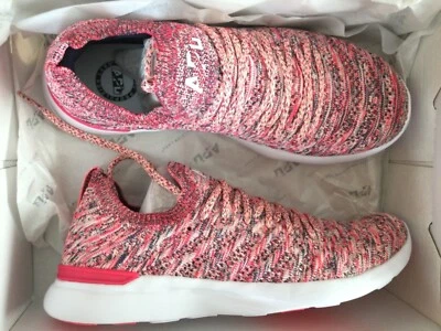 Nuevo $245 APL Athletic Propulsion Labs Techloom Wave Rosa Blanco Zapatos Mujer 7.5 Foto 1 de 4