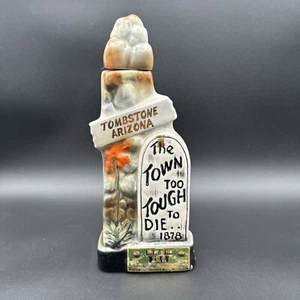 1970 Jim Beam Decanter Tombstone Arizona The Town Too Tough to Die - Empty - Picture 1 of 5
