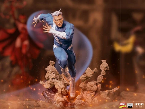 Iron Studios MARCAS41421-10 1/10 Quicksilver Marvel Comics Figure Statue Model Cover