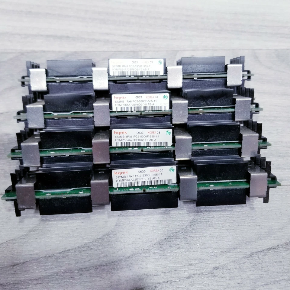 HB] 2GB 4x512MB HYNIX DDR2-667 PC2-5300 ECC FBDIMM RAM 240pin Mac Pro Servefr - Image 1 of 1