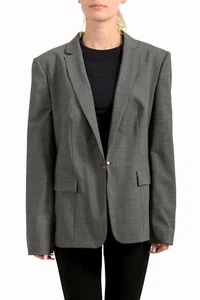 Hugo Boss Women's "Jaflink" Multi-Color Wool One Button Blazer US 14 IT 50 - Picture 1 of 4