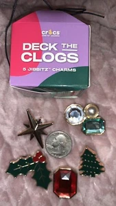 Crocs Metal Elevated Ornament Holiday Jibbitz Limited Edition Shoe 5 Charms - Picture 1 of 4