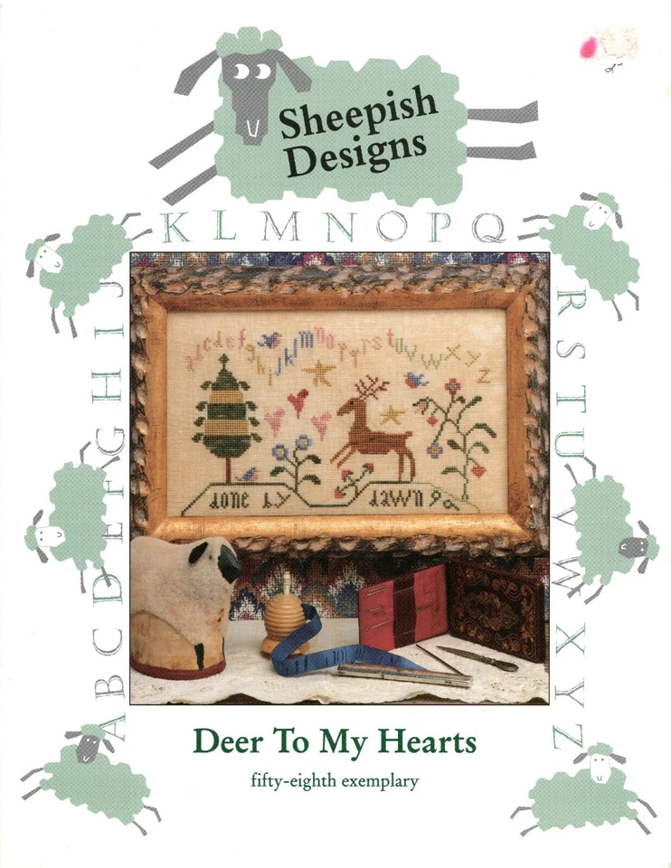 DEAR TO MY HEARTS SHEEPISH DESIGNS CROSS STITCH CHART - Image 1 of 1