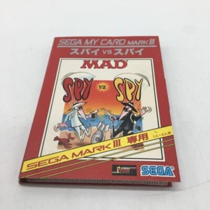 SPY VS SPY MAD Sega My Card Mark III 1984 C-514 Region-free SEGA Video game NEW - Picture 1 of 12