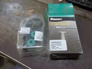 CASSETTE DE ETIQUETAS P1 TERMOCONTRAÍBLE CONTINUO PANDUIT H000X025H2C NUEVO EN CAJA (253-3) - Imagen 1 de 3