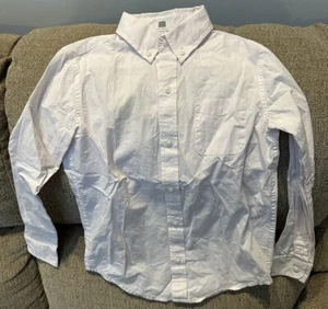 Janie & Jack Pink Check Button Down Dress Shirt Boys Size 7 Pink Long Sleeve - Picture 1 of 3