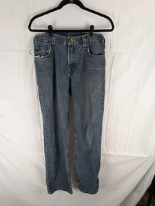 Carhartt Jeans Mens 28x32 Blue Holter Relaxed Fit Straight 101483-968 Work Skate - Picture 1 of 6