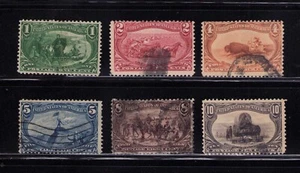 285-290 Trans Mississippi Exposition Used Stamps 1898 - Picture 1 of 5