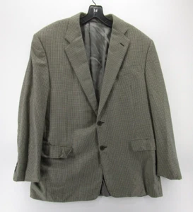 Hickey Freeman Blazer Men 44 Gray Sport Coat Silk Wool Cashmere Houndstooth * - Picture 1 of 16