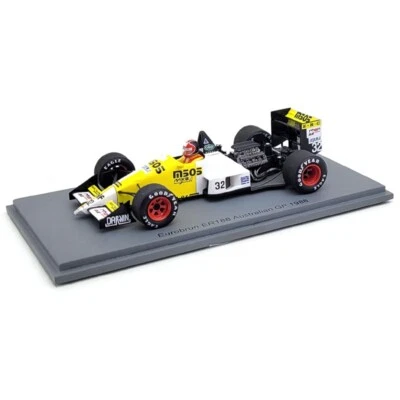 1988 Oscar Larrauri Eurobrun ER188 GP d'Australia - 1/43 Spark Models - Immagine 1 di 3