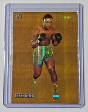 Joe Frazier Future Stock Limited Edition Boxing Refractor Card 1/1