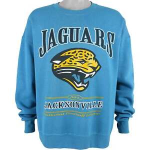 90s NFL Jacksonville 'Jaguars' Crew Neck Sweatshirt 1990's Men Women NH6797