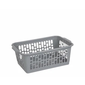 Cesta de almacenamiento de frutas práctica de plástico mediano Wham gris - Imagen 1 de 1