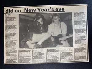 THE SLITS - NEW YORK | 1980 MAGAZINE REVIEW 8X11" [F3-9] - Picture 1 of 1