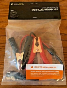 Goal Zero SAE to Alligator Clips Cable for Boulder Charge Controller # 98380 - Picture 1 of 3