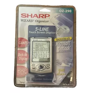 Sharp Wizard Organizer - 1 MB Memory - Model OZ-290 - New in Package - Picture 1 of 2