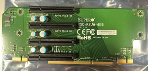 Supermicro RSC-R2UW-4E8 2U Left Hand Side WIO Riser Card 4x PCIe 3.0 x8 Slots - Picture 1 of 1