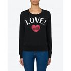 Love Moschino Black Cotton Women's Sweater Authentic