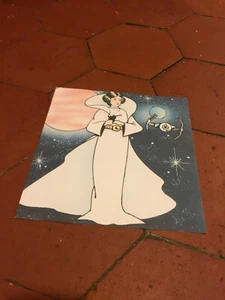 Star Wars La Guerre des Etoiles Meccano repro grand format sticker Leia - Picture 1 of 1