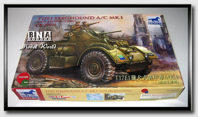 Bronco 1/35 British T17E1 Staghound Mk. I [Late] #35011 - Image 1 of 1