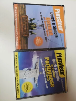 German & Portuguese Pimsleur Quick & Simple 2nd Revised 4 CDs Owner's Manual - Image 1 of 4