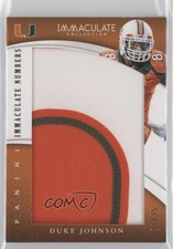 2015 Panini Immaculate Collegiate Jumbos Numbers /25 Duke Johnson #12 Rookie RC