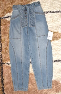 Neu mit Etikett Ullla Johnson Otto kurze Jeans mit Bindegürtel Größe 2 - Bild 1 von 7