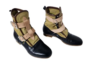 VIVIENNE WESTWOOD Worlds End Khaki women Boots Size UK 6 USA 8 - Picture 1 of 10