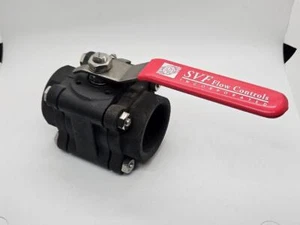 SVF Series N8 Three-Piece Ball Valve 2 inch, Carbon Steel, Stainless Stem, USA - Picture 1 of 6