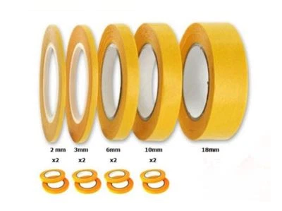  Precision Model Masking Tape Fine Line DIY 1 2 3 6 10 18 mm x 18m - Acid Free - Image 1 of 4