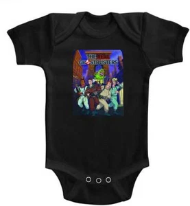 The Real Ghost Busters Full Color Poster Baby Romper Onezies 6 - 24 Month - Picture 1 of 3