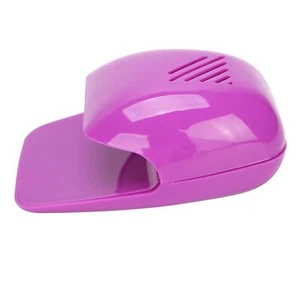 Ventilatore Unghie Casa Asciuga Smalto Gel Asciugatrice Soffiatore Strumento Manicure (Viola) - Foto 1 di 23