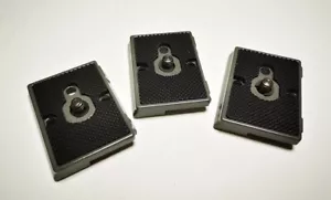 3 pcs Quick Release QR Plates for Manfrotto 200PL-14 RC2 System & Bogen 3157N - Picture 1 of 6