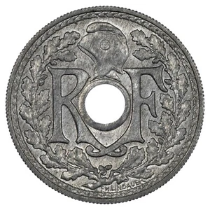 France - 20 centimes Lindauer 1945 zinc SUP/SPL - F.155/2 Gad.324 KM.907 monnaie - Picture 1 of 2