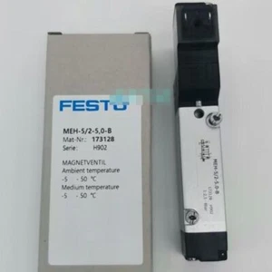 1PC NEW FESTO MEH-5/2-5.0-B 173128 Solenoid Valve MEH-5/2-5,0-B - Picture 1 of 1