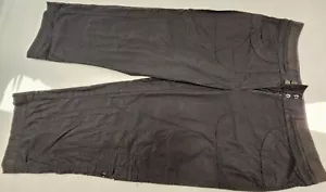 Rafaella Petites Modern Fit Capris Cropped Pants Womens 6P Size 6 P Black Pocke - Picture 1 of 4
