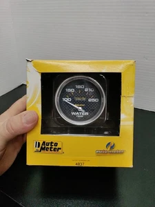 Medidor de temperatura del agua de fibra de carbono Autómetro 4837, 2-5/8", 100-250 F, eléctrico - Imagen 1 de 6